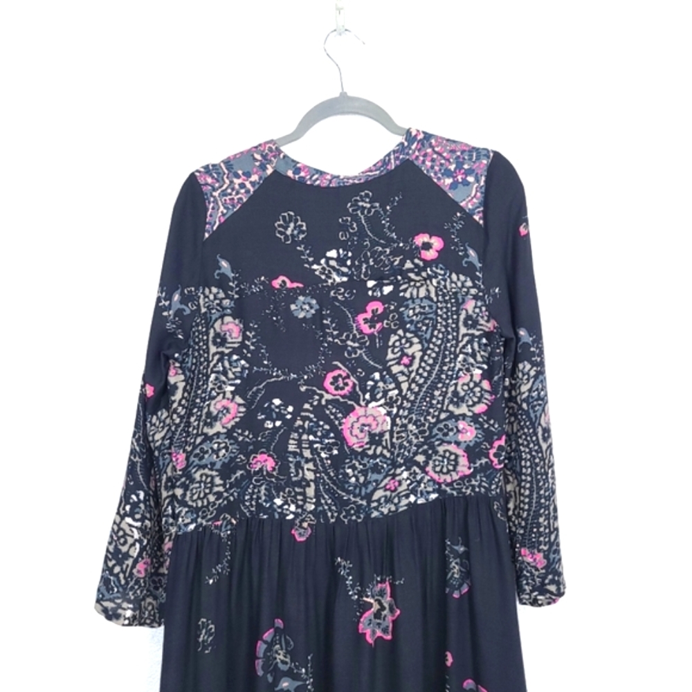 FREE PEOPLE If You Only Knew Black Boho Dress - Picture 13 of 14